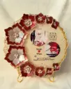 Curved Round flower photo frame