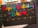 Happy Birthday Frame with Name (STR-005)