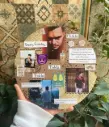 Round photo collage board (PF-006)
