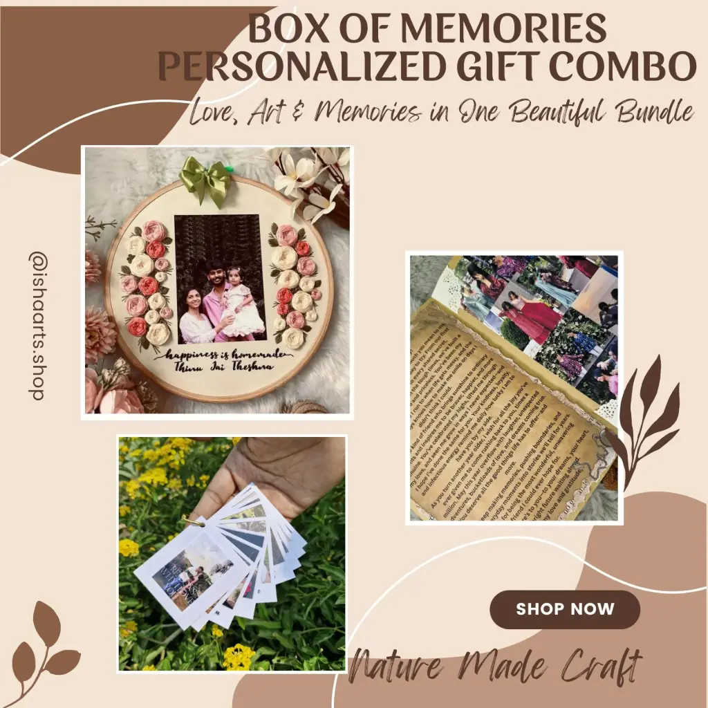 Box of Memories  Personalized Gift Combo 