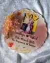 Curved Round Photo Frame