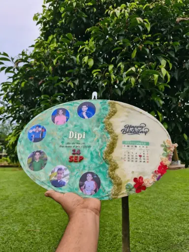 Oval-shaped big photo frame (RA-023)