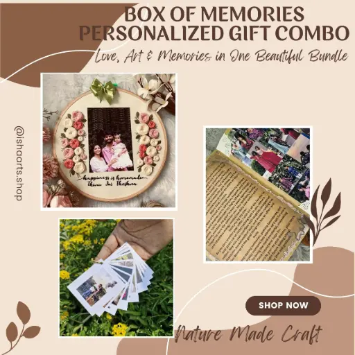 Box of Memories  Personalized Gift Combo 