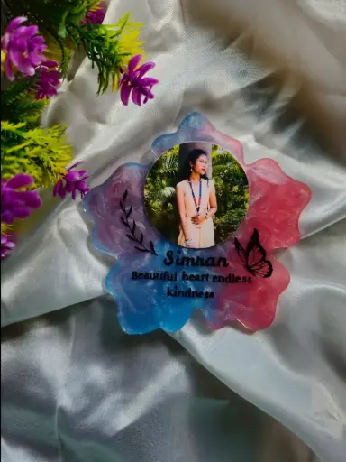 Mini flower-shape photo frame (RA-007)