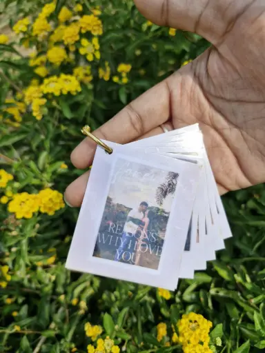 Small hanging photo album