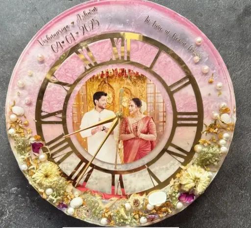 Personalized Couple Photo Clock (RA-010)