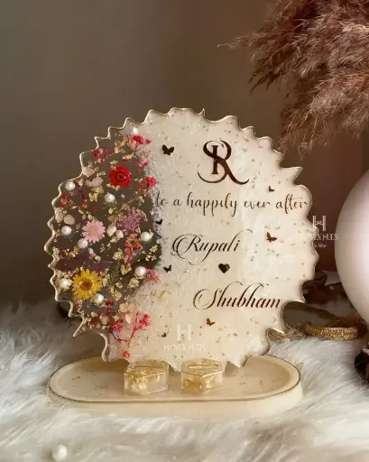 Curve round ring platter (RA-013)