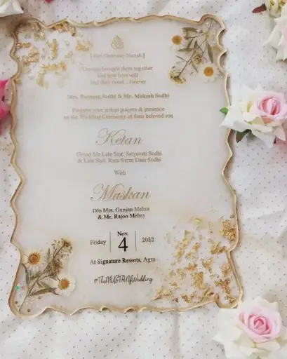 Marriage card preservation