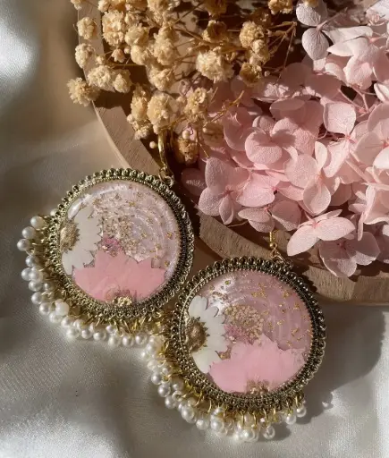 Resin earring