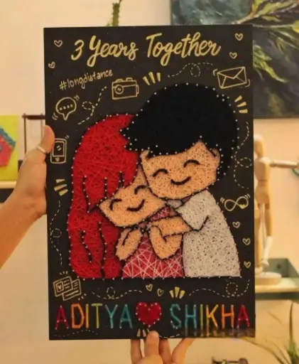 Couple With Name Frame (STR-006)